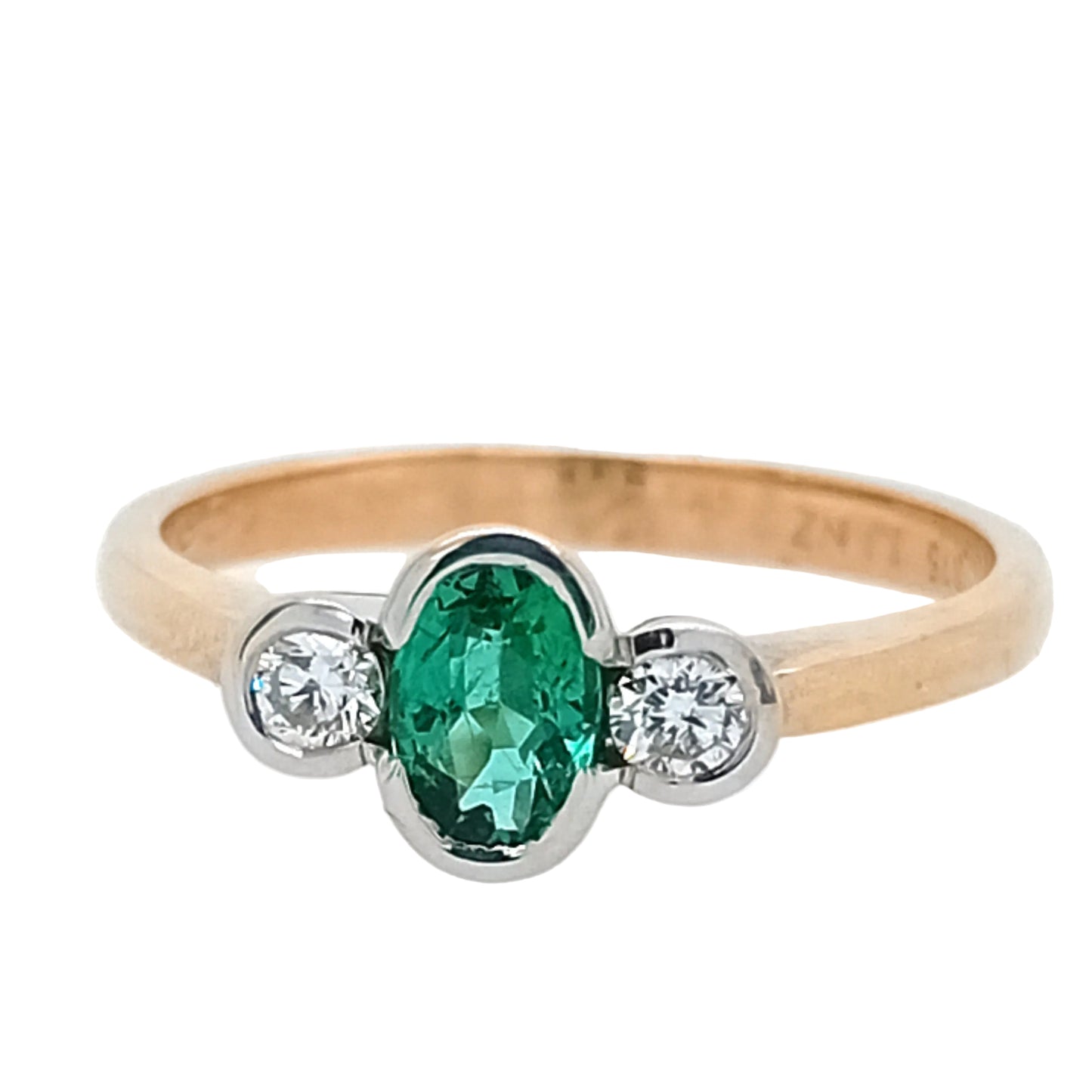 Emerald and Diamond Ring