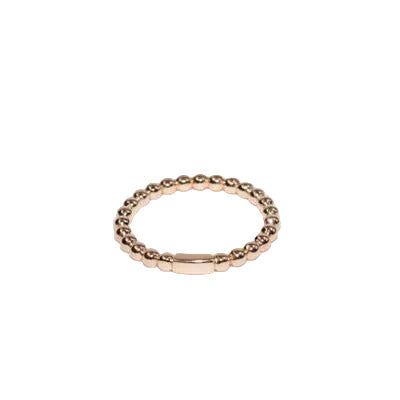 9ct Yellow Gold Bubble Ring with Resize Bar