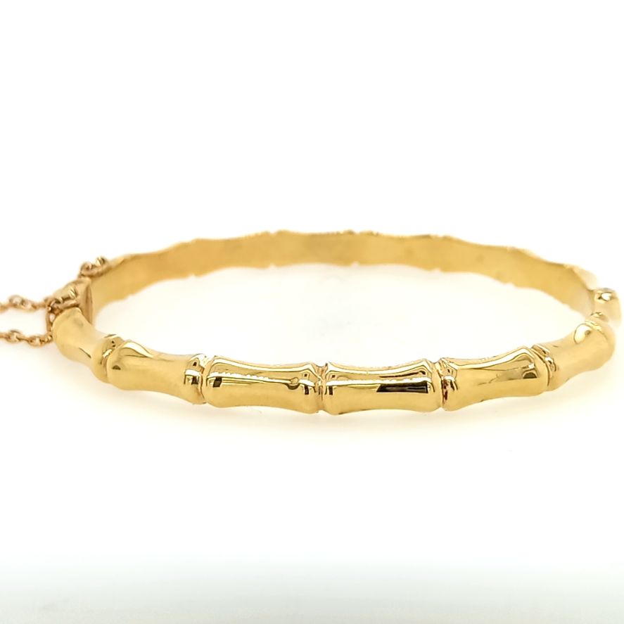 Gold Bamboo Bangle