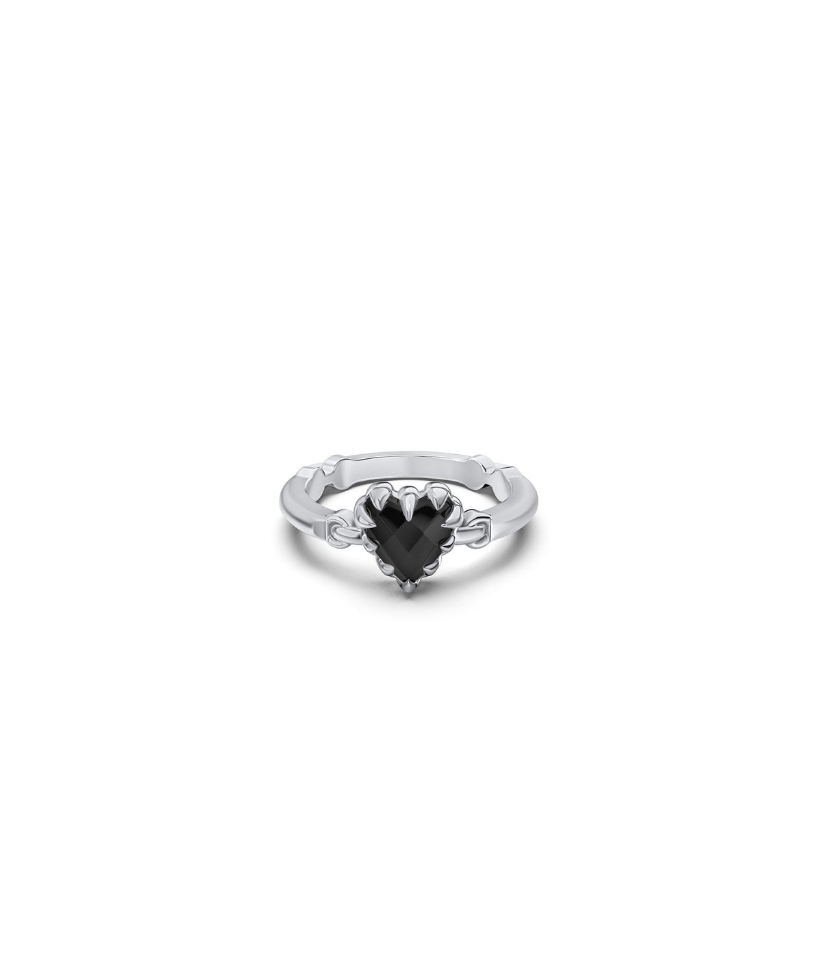 Stolen Girlfriends Club Sterling Silver Love Claw Bar Ring