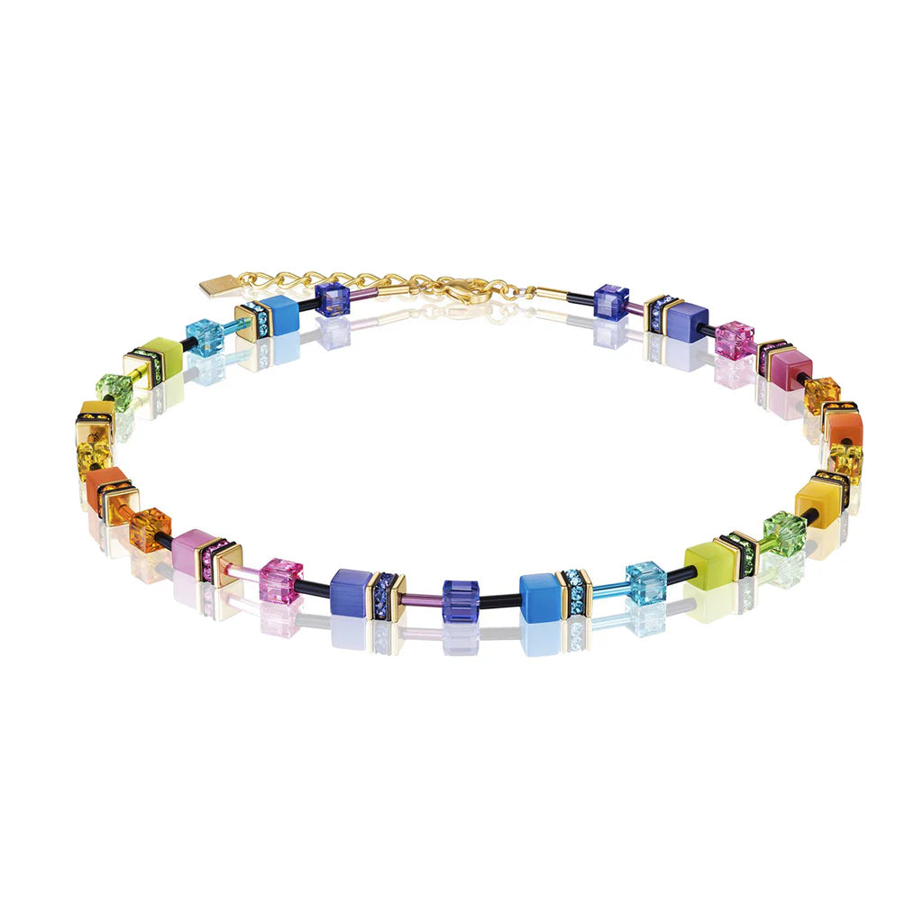 Coeur de Lion Geocube Fresh Rainbow Necklace