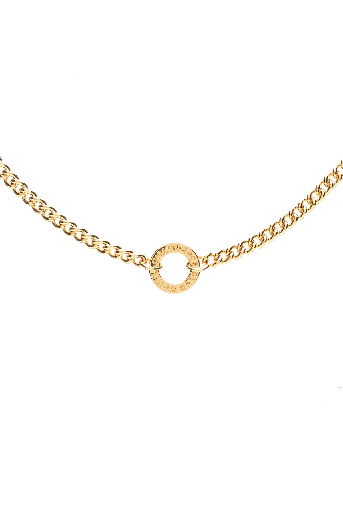Stolen Girlfriend 18ct Yellow Gold Plated Halo Necklace