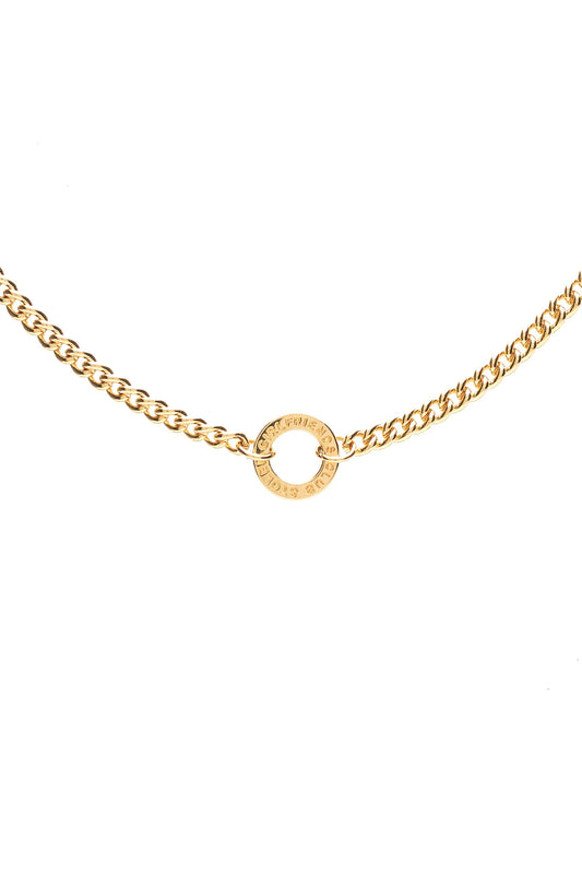 Stolen Girlfriend 18ct Yellow Gold Plated Halo Necklace