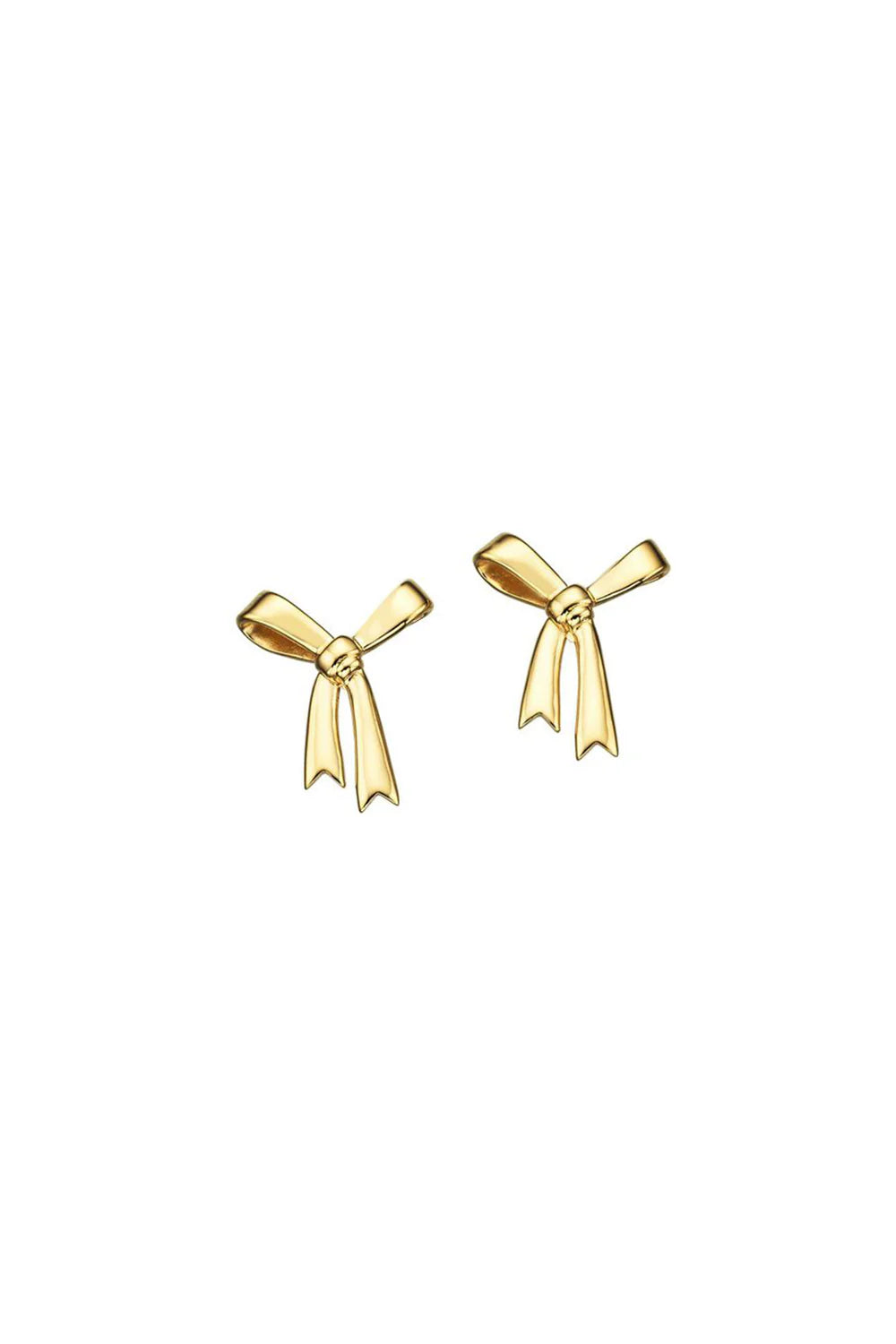 Karen Walker Golden Icon Bow Studs