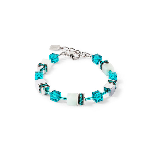 Coeur de Lion Geocube Turquoise Bracelet