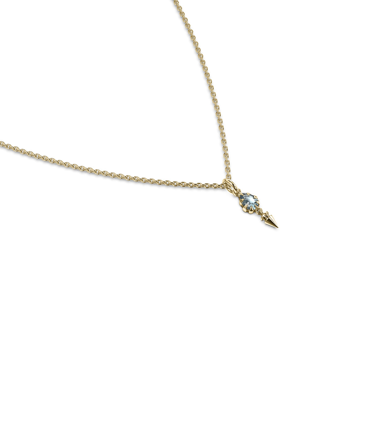 Stolen Girlfriend 18ct Yellow Gold Plated Precious Punk Droplet Necklace