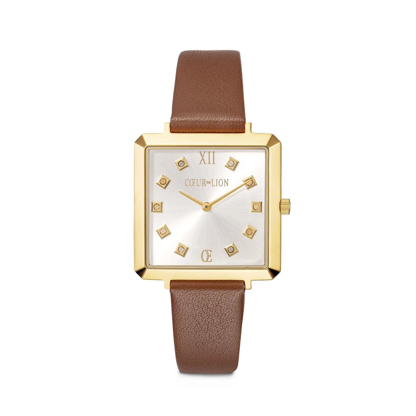 Coeur de Lion Tan Leather Watch