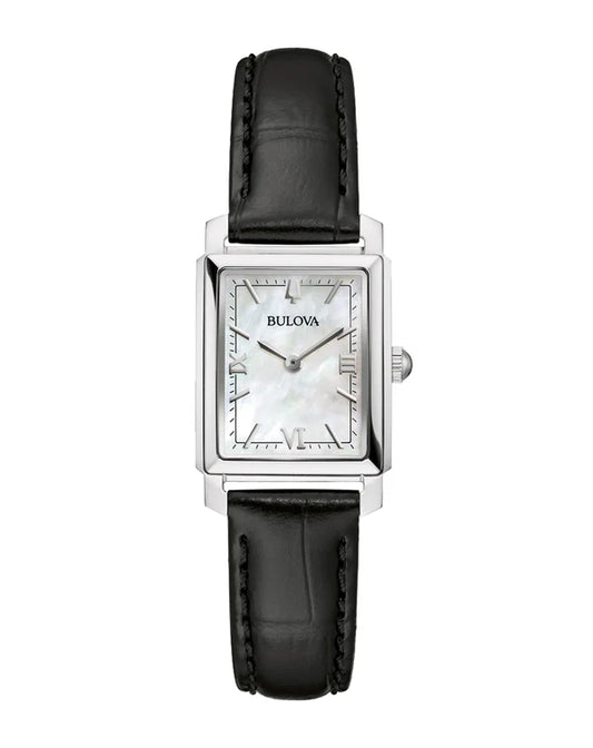 Bulova Ladies Rectangle Silver Watch