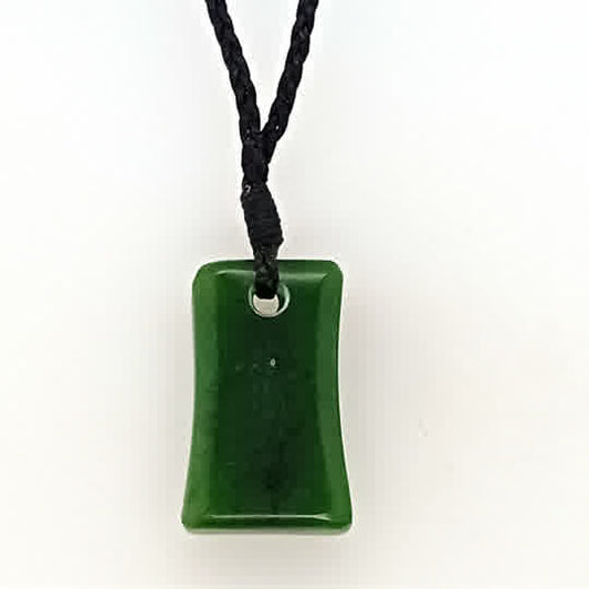 NZ Greenstone Small Square Drop