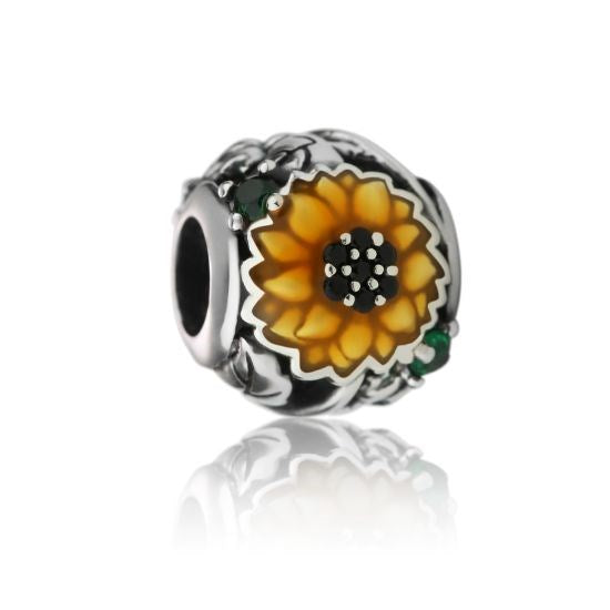Evolve Sunflower Bead Charm