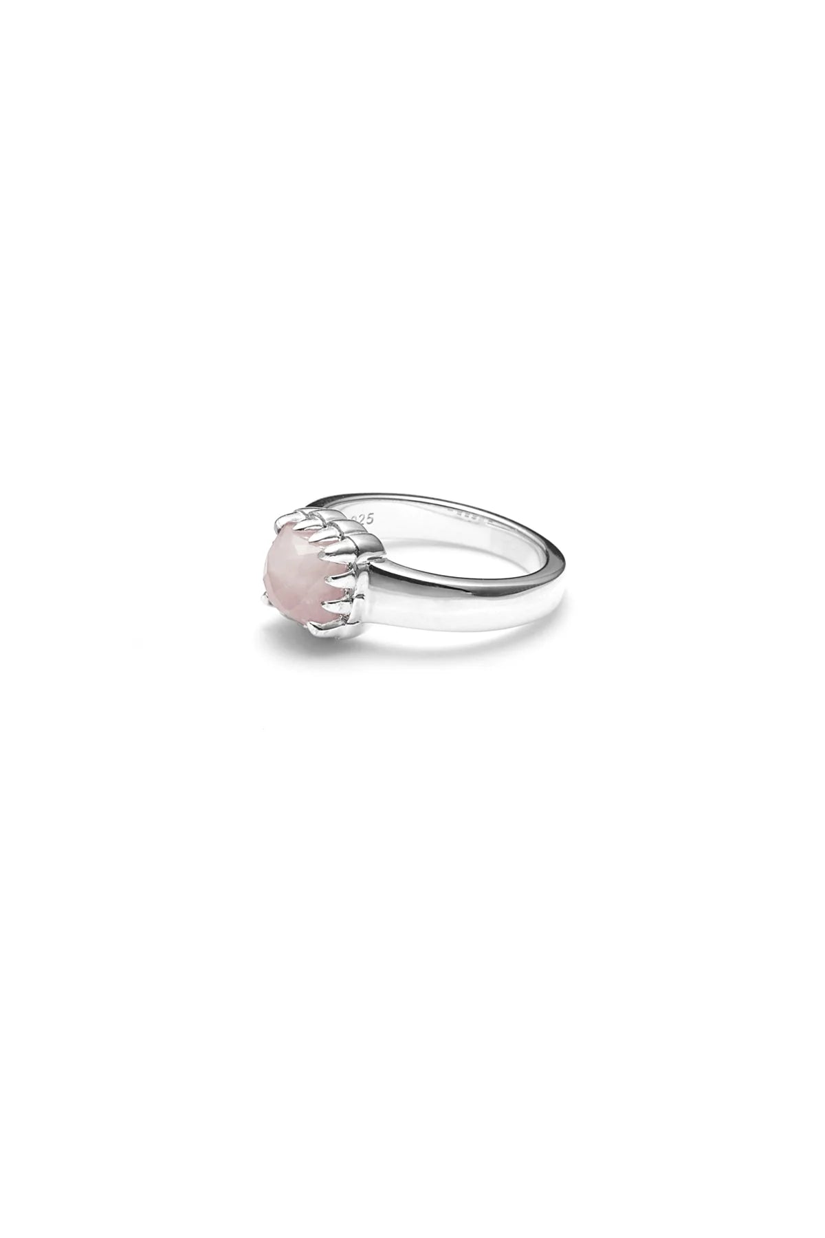 Stolen Girlfriend Baby Claw Ring Rose Quartz