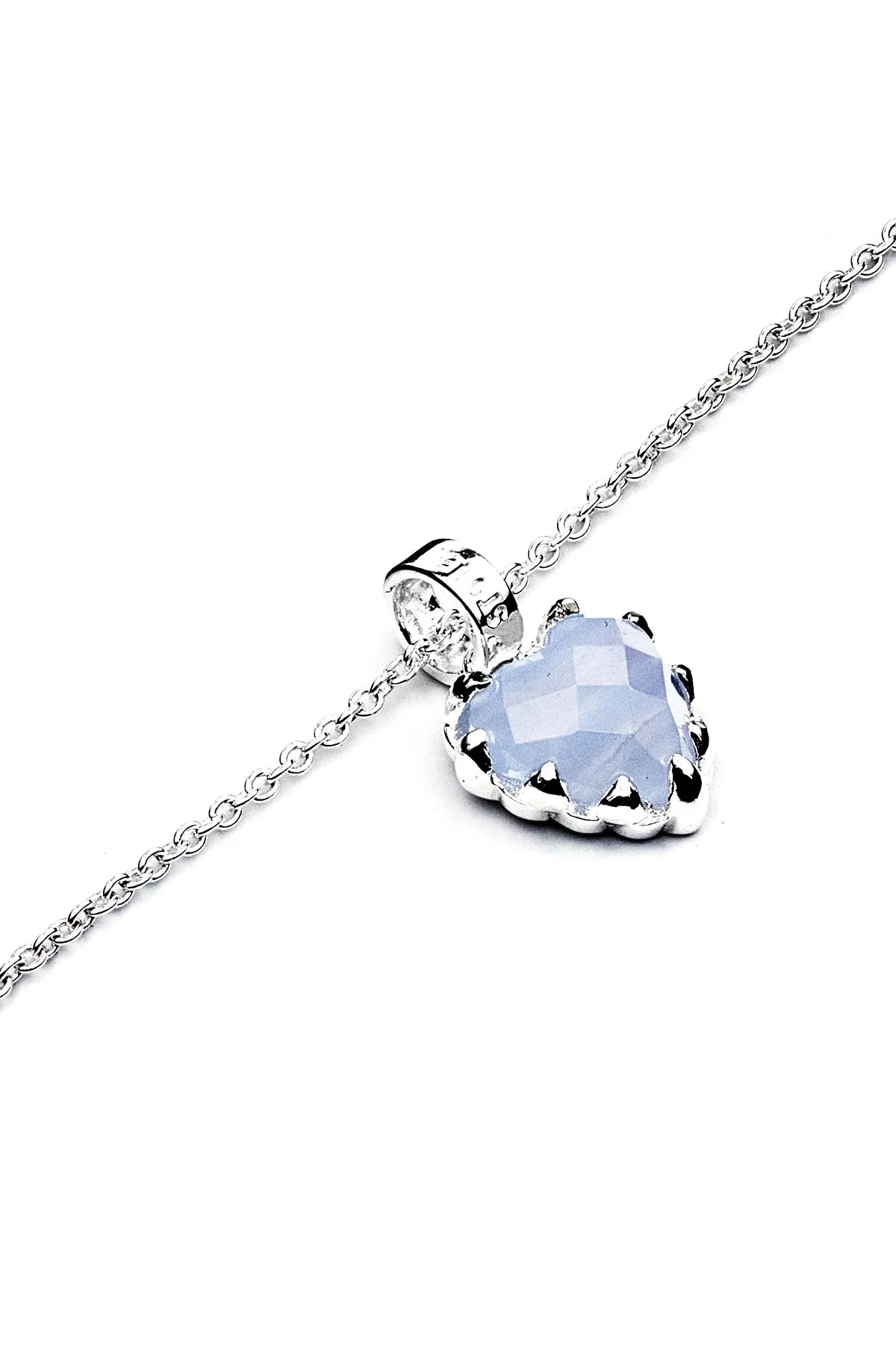 Stolen Girlfriend Blue Lace Agate Love Claw Necklace