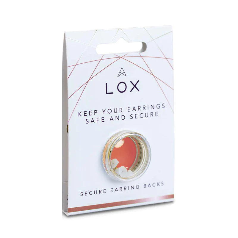 LOX secure earring backs