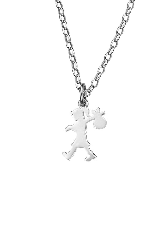 Karen Walker Stg Small Runaway Girl Necklace