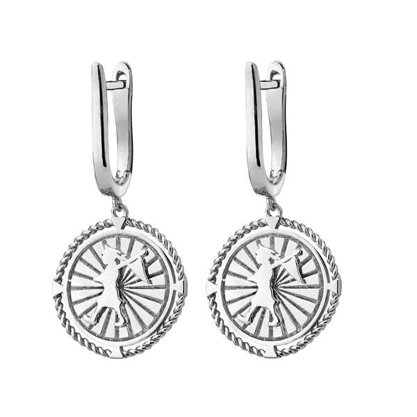 Karen Walker Stg Voyager Drop Earrings