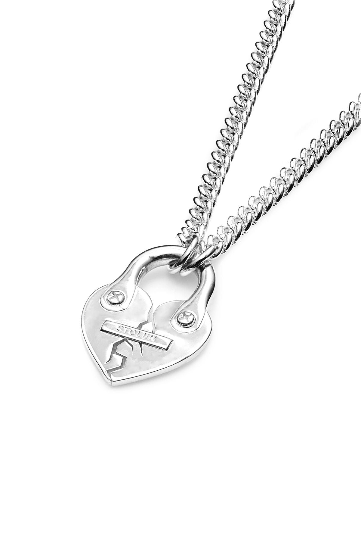 Stolen Girlfriend Fractured Love Sterling Silver Necklace