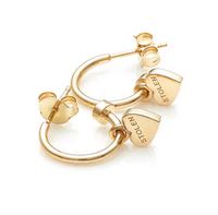 Stolen Girlfriend 18ct Gold Plated Heart Anchor Sleepers