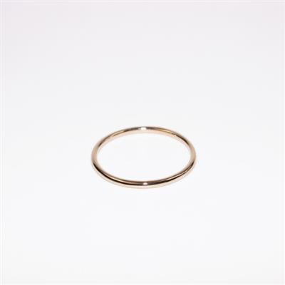 9ct Yellow Gold 1.2mm plain band