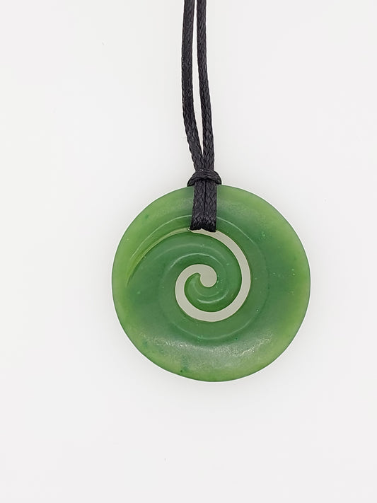 NZ Greenstone Koru Disc