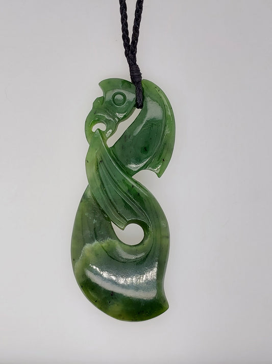 New Zealand Greenstone Large Manaia