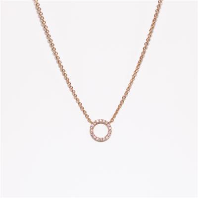 9ct Yellow Gold Circle Necklace