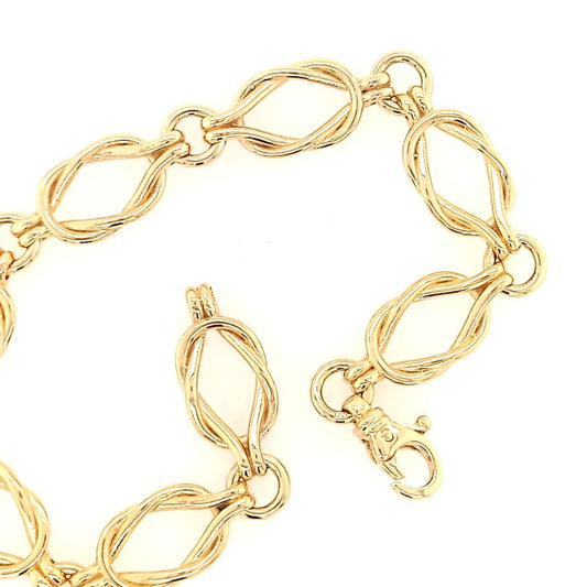 9ct Yello Gold Sailor Knot Bracelet