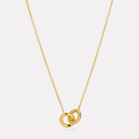 Najo 14ct Gold Plated Embrace Necklace
