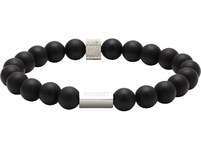 Rochet Zen Black Agate Bracelet