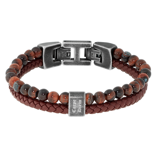 Rochet Karma Red Bulls Eye Double Bracelet