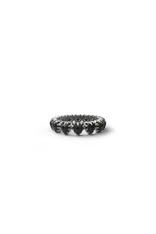 Stolen Girlfriend Sterling Silver Love Claw Eternity Ring