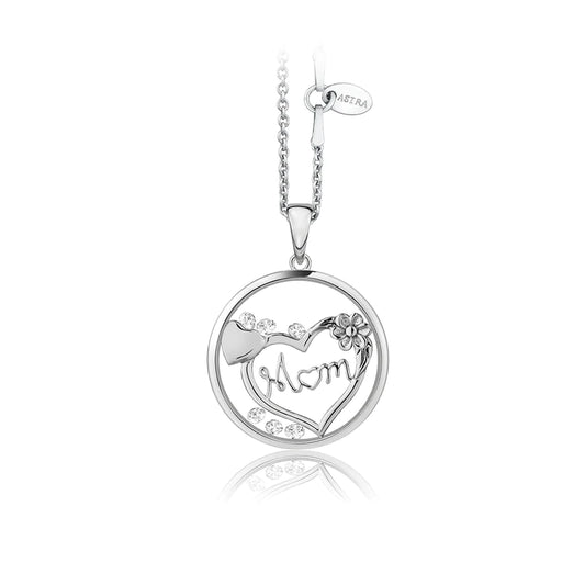ASTRA Heart to Heart Mom Necklace