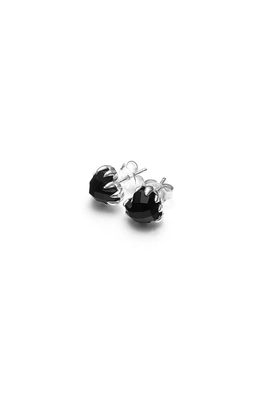 Stolen Girlfriends Love Claw Onyx Studs