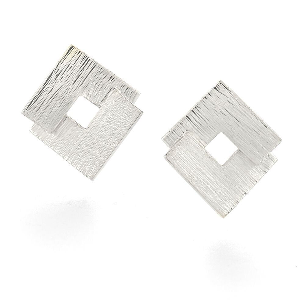 Ede & Addision Double Vee Sterling Earrings