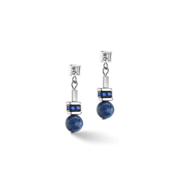 Coeur de Lion Atlantis Spheres Blue Earrings