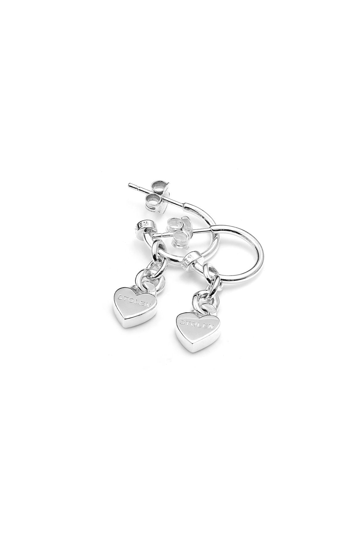 Stolen Girlfriend Love Chain Anchor Earrings