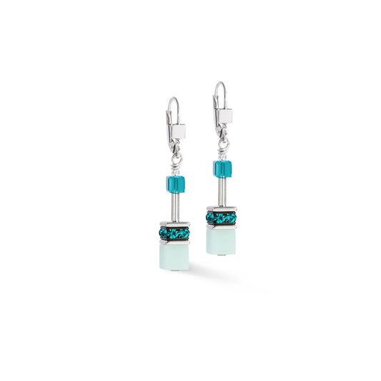Coeur de Lion Geocube Amazonite Earrings