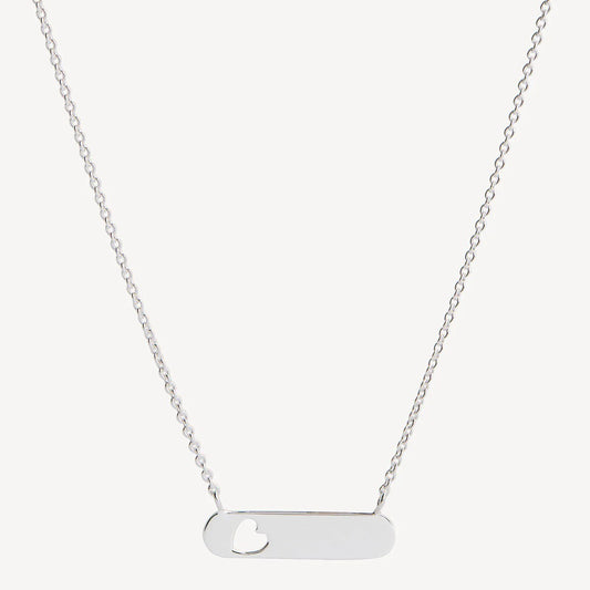 Najo Sterling silver Bar Amoria Necklace