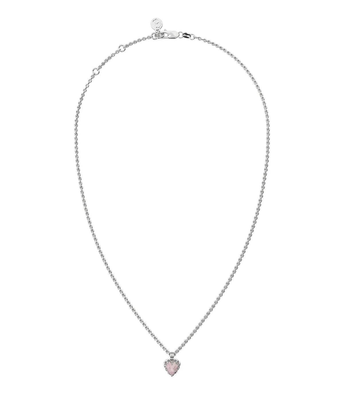 Stolen Girlfriend Mini Rose Quartz Love Claw Necklace