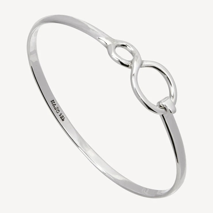 Najo Silver Infinity Tension Bangle