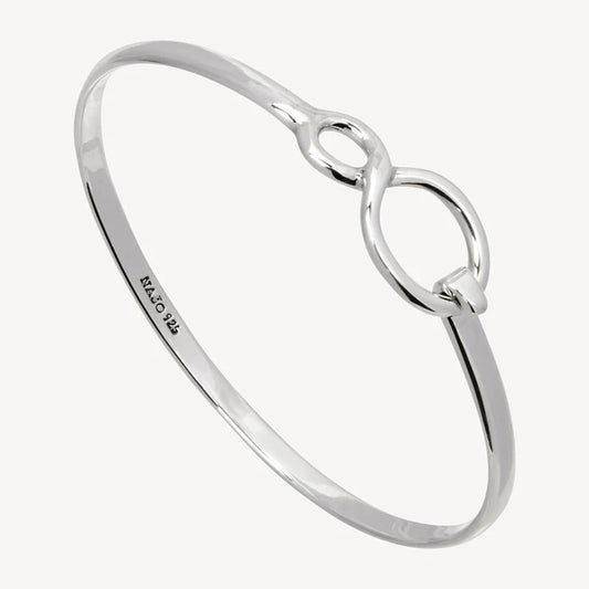 Najo Silver Infinity Tension Bangle