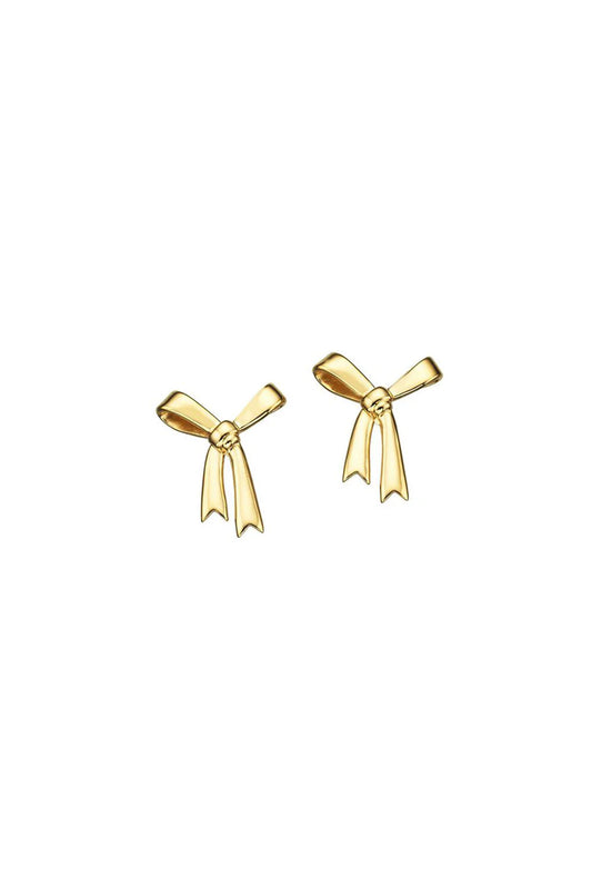 Karen Walker Golden Icon Bow Studs