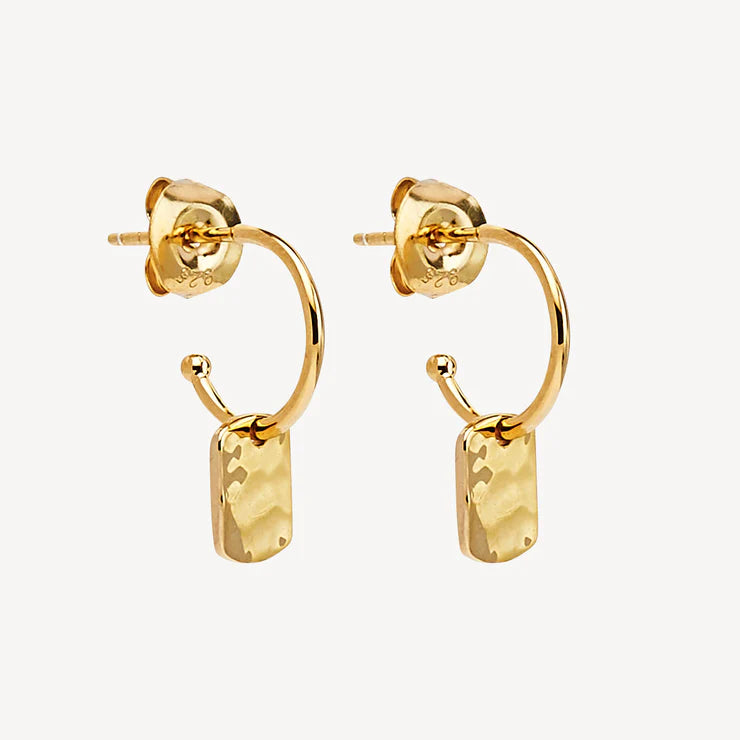 Najo Tigger 14ct Yellow Gold Plated Earrings
