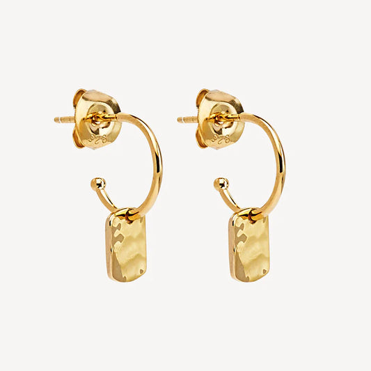Najo Tigger 14ct Yellow Gold Plated Earrings