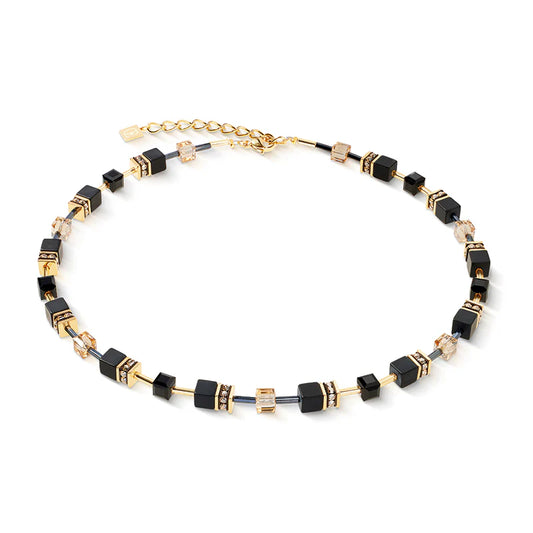 Coeur de Lion Geocube Natural Onyx Necklace
