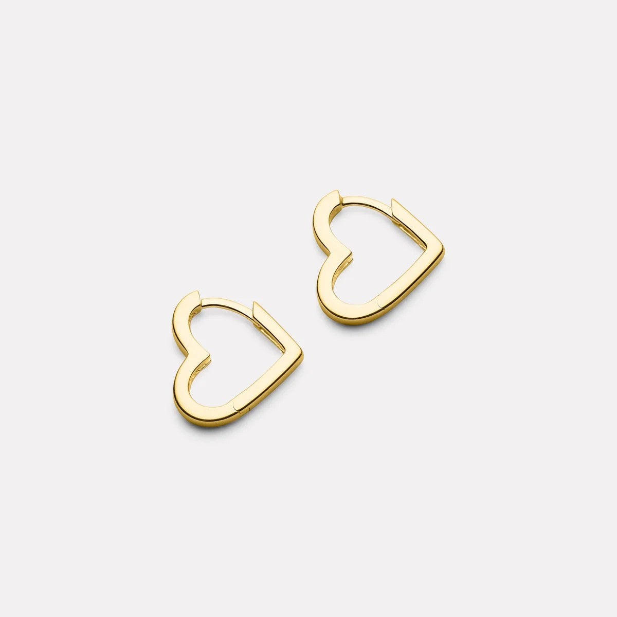 Najo 14ct Yellow Gold Plated Ardour Huggies