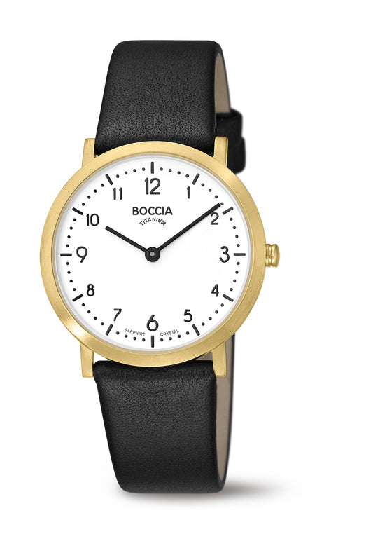 Boccia Titanium Gold Plated Women's Watch