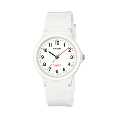 Casio White Analogue Watch