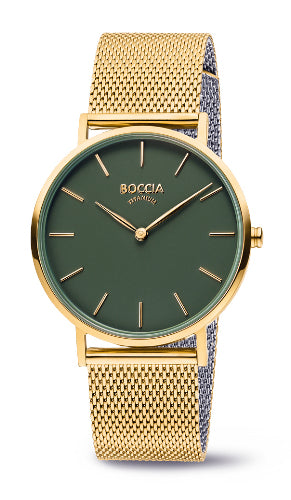 Boccia Gold tone Unisex Watch