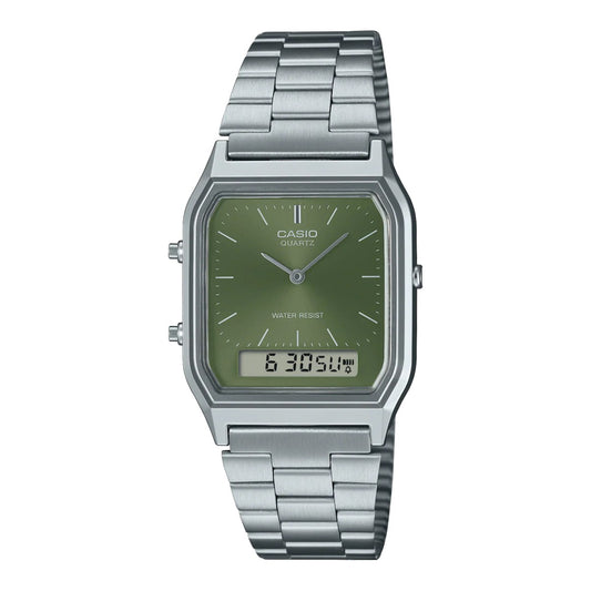 Casio Duo Trendy Colour Green Face Sentinel