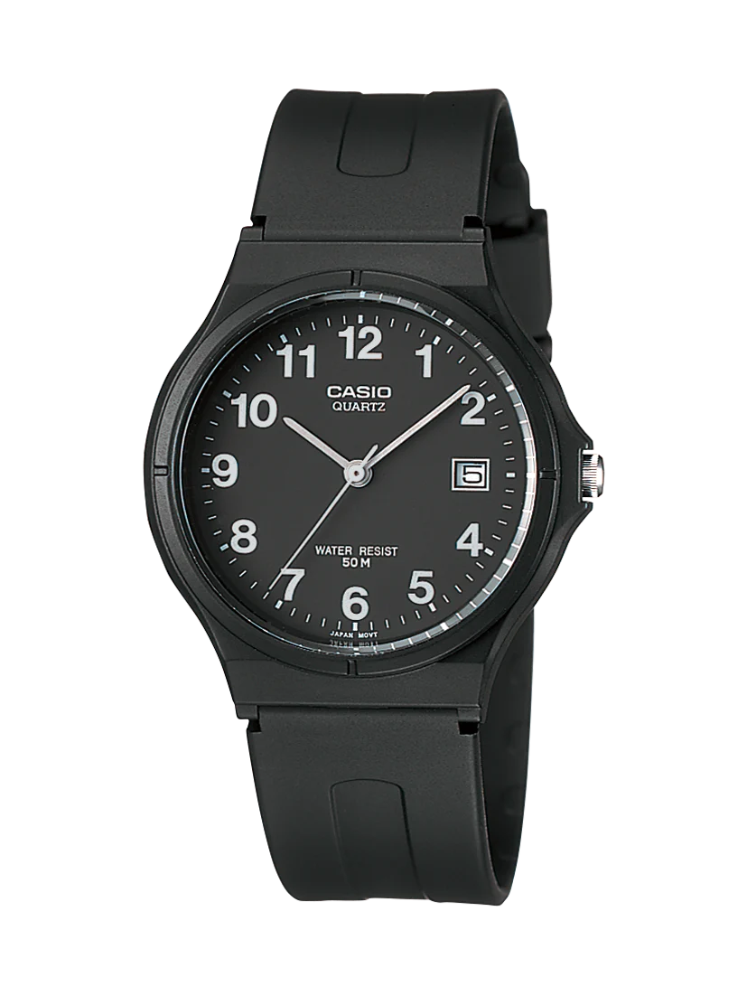 Casio Black Analogue Watch